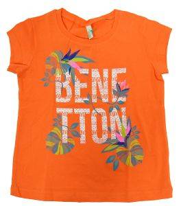 T-SHIRT BENETTON FOUNDATION TK S ΠΟΡΤΟΚΑΛΙ (90 CM )-(2 ΕΤΩΝ ) T-SHIRT BENETTON FOUNDATION TK S ΠΟΡΤΟΚΑΛΙ (90 CM )-(2 ΕΤΩΝ )