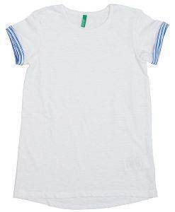 ΜΠΛΟΥΖΑ ΜΕ ΚΟΝΤΟ ΜΑΝΙΚΙ BENETTON FOUNDATION TK ΛΕΥΚΟ ΜΕΛΑΝΖΕ (130 CM)-(7-8 ΕΤΩΝ) ΜΠΛΟΥΖΑ ΜΕ ΚΟΝΤΟ ΜΑΝΙΚΙ BENETTON FOUNDATION TK ΛΕΥΚΟ ΜΕΛΑΝΖΕ (130 CM)-(7-8 ΕΤΩΝ)