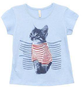 ΜΠΛΟΥΖΑ ΜΕ ΚΟΝΤΟ ΜΑΝΙΚΙ BENETTON ART I GIRL ΓΑΛΑΖΙΟ (120 CM)-(6-7 ΕΤΩΝ) ΜΠΛΟΥΖΑ ΜΕ ΚΟΝΤΟ ΜΑΝΙΚΙ BENETTON ART I GIRL ΓΑΛΑΖΙΟ (120 CM)-(6-7 ΕΤΩΝ)