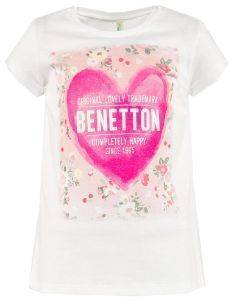 T-SHIRT BENETTON BASIC TK ΛΕΥΚΟ (100 CM)-(3-4 ΕΤΩΝ) T-SHIRT BENETTON BASIC TK ΛΕΥΚΟ (100 CM)-(3-4 ΕΤΩΝ)