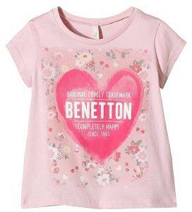 T-SHIRT BENETTON BASIC TK ΡΟΖ (110 CM )-(4-5 ΕΤΩΝ) T-SHIRT BENETTON BASIC TK ΡΟΖ (110 CM )-(4-5 ΕΤΩΝ)