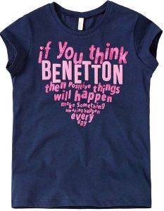 T-SHIRT BENETTON FOUNDATION TK ΣΚΟΥΡΟ ΜΠΛΕ (120 CM)-(6-7 ΕΤΩΝ) T-SHIRT BENETTON FOUNDATION TK ΣΚΟΥΡΟ ΜΠΛΕ (120 CM)-(6-7 ΕΤΩΝ)