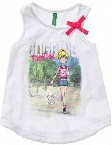 ΜΠΛΟΥΖΑ ΑΜΑΝΙΚΗ BENETTON ACTIVE SUMMER ΛΕΥΚΟ (100 CM)-(3-4 ΕΤΩΝ) ΜΠΛΟΥΖΑ ΑΜΑΝΙΚΗ BENETTON ACTIVE SUMMER ΛΕΥΚΟ (100 CM)-(3-4 ΕΤΩΝ)