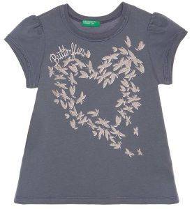 T-SHIRT BENETTON CA BUTTERFLIES ΓΚΡΙ/ΜΠΛΕ (82 CM)-(1-2 ΕΤΩΝ) T-SHIRT BENETTON CA BUTTERFLIES ΓΚΡΙ/ΜΠΛΕ (82 CM)-(1-2 ΕΤΩΝ)