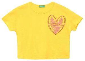 T-SHIRT BENETTON CA ΚΙΤΡΙΝΟ (120 CM)-(6-7 ΕΤΩΝ) T-SHIRT BENETTON CA ΚΙΤΡΙΝΟ (120 CM)-(6-7 ΕΤΩΝ)