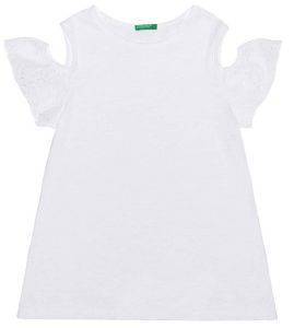 TOP BENETTON CA ΔΑΝΤΕΛΑ ΛΕΥΚΟ ΜΕΛΑΝΖΕ (110 CM )-(4-5 ΕΤΩΝ) TOP BENETTON CA ΔΑΝΤΕΛΑ ΛΕΥΚΟ ΜΕΛΑΝΖΕ (110 CM )-(4-5 ΕΤΩΝ)