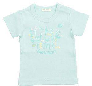 T-SHIRT BENETTON CA LITTLE FLOWER ΓΑΛΑΖΙΟ (62 CM)-(3-6 ΜΗΝΩΝ)