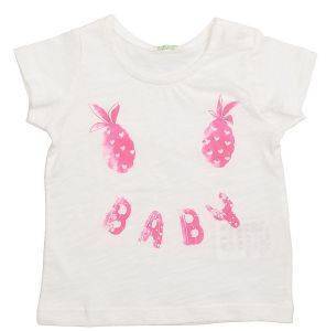 T-SHIRT BENETTON CA PINEAPPLES ΛΕΥΚΟ (62 CM)-(3-6 ΜΗΝΩΝ) T-SHIRT BENETTON CA PINEAPPLES ΛΕΥΚΟ (62 CM)-(3-6 ΜΗΝΩΝ)