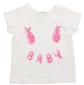 T-SHIRT BENETTON CA PINEAPPLES ΛΕΥΚΟ (68 CM)-(6-9 ΜΗΝΩΝ) T-SHIRT BENETTON CA PINEAPPLES ΛΕΥΚΟ (68 CM)-(6-9 ΜΗΝΩΝ)