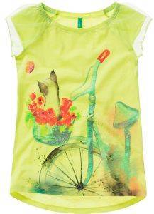 TOP BENETTON COLOR POWER CAT AND BICYCLE  (110 CM )-(4-5 )