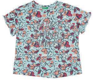 T-SHIRT BENETTON CA FLORAL  (120 CM)-(6-7 )