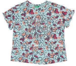 T-SHIRT BENETTON CA FLORAL ΓΑΛΑΖΙΟ (130 CM)-(7-8 ΕΤΩΝ) T-SHIRT BENETTON CA FLORAL ΓΑΛΑΖΙΟ (130 CM)-(7-8 ΕΤΩΝ)
