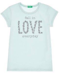 T-SHIRT BENETTON 3 INDIGO GIRL  