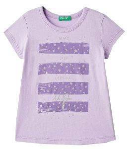 T-SHIRT BENETTON 3 INDIGO GIRLS  (82 CM)-(1-2 )