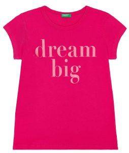 T-SHIRT BENETTON FOUZIONE GIRL ΦΟΥΞΙΑ (110 CM)-(4-5 ΕΤΩΝ) T-SHIRT BENETTON FOUZIONE GIRL ΦΟΥΞΙΑ (110 CM)-(4-5 ΕΤΩΝ)