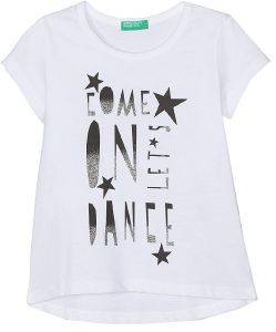 T-SHIRT BENETTON FUNZIONE GIRL ΛΕΥΚΟ (90 CM)-(2 ΕΤΩΝ)