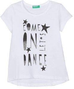 T-SHIRT BENETTON FUNZIONE GIRL ΛΕΥΚΟ (110 CM)-(4-5 ΕΤΩΝ) T-SHIRT BENETTON FUNZIONE GIRL ΛΕΥΚΟ (110 CM)-(4-5 ΕΤΩΝ)