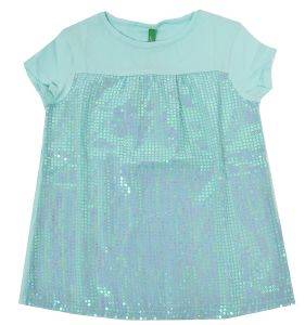 T-SHIRT BENETTON URBAN MERMAID  (130 CM)-(7-8 )