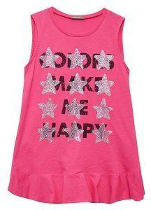 ΜΠΛΟΥΖΑ ΑΜΑΝΙΚΗ BENETTON CA COLORS MAKE ME HAPPY ΦΟΥΞΙΑ (120 CM)-(6-7 ΕΤΩΝ) ΜΠΛΟΥΖΑ ΑΜΑΝΙΚΗ BENETTON CA COLORS MAKE ME HAPPY ΦΟΥΞΙΑ (120 CM)-(6-7 ΕΤΩΝ)