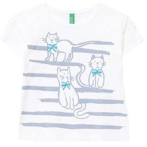 T-SHIRT BENETTON ART I GIRL 