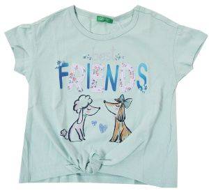 T-SHIRT BENETTON 3 INDIGO GIRL  MINT