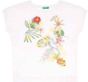 T-SHIRT BENETTON CA PARROTS ΛΕΥΚΟ (82 CM)-(1-2 ΕΤΩΝ) T-SHIRT BENETTON CA PARROTS ΛΕΥΚΟ (82 CM)-(1-2 ΕΤΩΝ)