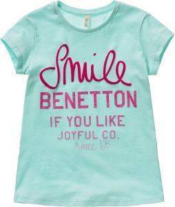 T-SHIRT BENETTON BASIC TK SMILE ΣΙΕΛ (160 CM)-(10-11 ΕΤΩΝ) T-SHIRT BENETTON BASIC TK SMILE ΣΙΕΛ (160 CM)-(10-11 ΕΤΩΝ)
