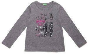 ΜΠΛΟΥΖΑ ΜΑΚΡΥΜΑΝΙΚΗ BENETTON 4STREET GIRL ΓΚΡΙ ΜΕΛΑΝΖΕ (110 CM)-(4-5 ΕΤΩΝ) ΜΠΛΟΥΖΑ ΜΑΚΡΥΜΑΝΙΚΗ BENETTON 4STREET GIRL ΓΚΡΙ ΜΕΛΑΝΖΕ (110 CM)-(4-5 ΕΤΩΝ)