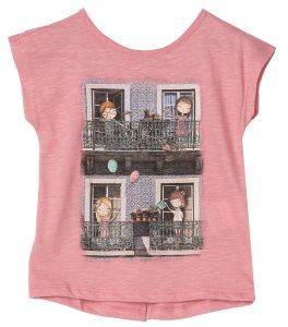ΜΠΛΟΥΖΑ ΜΕ ΚΟΝΤΟ ΜΑΝΙΚΙ BENETTON CRAFT GIRL ΑΝΟΙΧΤΟ ΡΟΖ (90 CM)-(2 ΕΤΩΝ) ΜΠΛΟΥΖΑ ΜΕ ΚΟΝΤΟ ΜΑΝΙΚΙ BENETTON CRAFT GIRL ΑΝΟΙΧΤΟ ΡΟΖ (90 CM)-(2 ΕΤΩΝ)