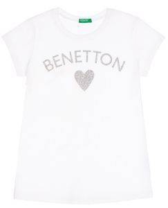 T-SHIRT BENETTON BASIC GIRL ΛΕΥΚΟ (82 CM)-(1-2 ΕΤΩΝ) T-SHIRT BENETTON BASIC GIRL ΛΕΥΚΟ (82 CM)-(1-2 ΕΤΩΝ)