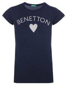 T-SHIRT BENETTON BASIC GIRL   (120 CM)-(6-7 )