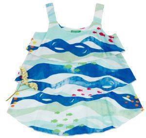 TOP ΜΕ ΡΑΝΤΑΚΙ BENETTON CA ΜΠΛΕ/ΠΟΛΥΧΡΩΜΟ (90 CM )-(2 ΕΤΩΝ ) TOP ΜΕ ΡΑΝΤΑΚΙ BENETTON CA ΜΠΛΕ/ΠΟΛΥΧΡΩΜΟ (90 CM )-(2 ΕΤΩΝ )