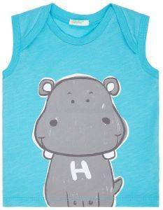 ΑΜΑΝΙΚΟ T-SHIRT BENETTON JUNGLE BABY BOY ΤΙΡΚΟΥΑΖ (68 CM)-(6-9 ΜΗΝΩΝ) ΑΜΑΝΙΚΟ T-SHIRT BENETTON JUNGLE BABY BOY ΤΙΡΚΟΥΑΖ (68 CM)-(6-9 ΜΗΝΩΝ)