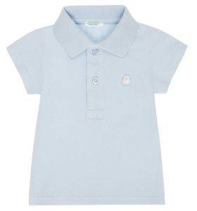 POLO T-SHIRT BENETTON BASICO BABY ΘΑΛΑΣΣΙ (62 CM)-(3-6 ΜΗΝΩΝ) POLO T-SHIRT BENETTON BASICO BABY ΘΑΛΑΣΣΙ (62 CM)-(3-6 ΜΗΝΩΝ)