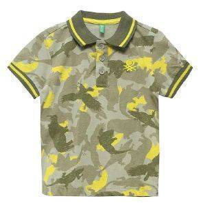 POLO T-SHIRT BENETTON GREEN ROOTS CAMO ΧΑΚΙ (82 CM)-(1-2 ΕΤΩΝ) POLO T-SHIRT BENETTON GREEN ROOTS CAMO ΧΑΚΙ (82 CM)-(1-2 ΕΤΩΝ)