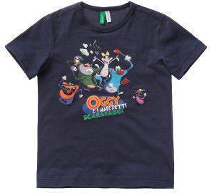 T-SHIRT BENETTON MANIA ΜΠΛΕ ΣΚΟΥΡΟ (90 CM)-(2 ΕΤΩΝ) T-SHIRT BENETTON MANIA ΜΠΛΕ ΣΚΟΥΡΟ (90 CM)-(2 ΕΤΩΝ)