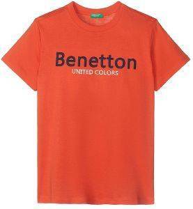T-SHIRT BENETTON BASIC BOY ΠΟΡΤΟΚΑΛΙ (82 CM)-(1-2 ΕΤΩΝ) T-SHIRT BENETTON BASIC BOY ΠΟΡΤΟΚΑΛΙ (82 CM)-(1-2 ΕΤΩΝ)