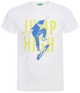 T-SHIRT BENETTON FUNZIONE BOY ΛΕΥΚΟ (130 CM)-(7-8 ΕΤΩΝ) T-SHIRT BENETTON FUNZIONE BOY ΛΕΥΚΟ (130 CM)-(7-8 ΕΤΩΝ)