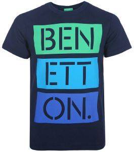 T-SHIRT BENETTON BASIC BOY ΜΠΛΕ ΣΚΟΥΡΟ (82 CM)-(1-2 ΕΤΩΝ) T-SHIRT BENETTON BASIC BOY ΜΠΛΕ ΣΚΟΥΡΟ (82 CM)-(1-2 ΕΤΩΝ)