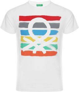 T-SHIRT BENETTON BASIC BOY  (110 CM)-(4-5 )