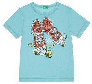 T-SHIRT BENETTON HELLO SUMMER ΘΑΛΑΣΣΙ (90 CM)-(2 ΕΤΩΝ) T-SHIRT BENETTON HELLO SUMMER ΘΑΛΑΣΣΙ (90 CM)-(2 ΕΤΩΝ)