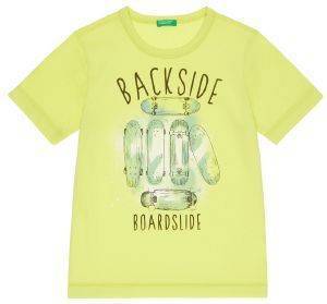 T-SHIRT BENETTON HELLO SUMMER ΚΙΤΡΙΝΟ (110 CM)-(4-5 ΕΤΩΝ) T-SHIRT BENETTON HELLO SUMMER ΚΙΤΡΙΝΟ (110 CM)-(4-5 ΕΤΩΝ)