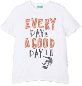 T-SHIRT BENETTON HELLO SUMMER ΛΕΥΚΟ (90 CM)-(2 ΕΤΩΝ) T-SHIRT BENETTON HELLO SUMMER ΛΕΥΚΟ (90 CM)-(2 ΕΤΩΝ)