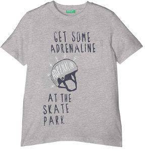 T-SHIRT BENETTON HELLO SUMMER ΓΚΡΙ (100 CM)-(3-4 ΕΤΩΝ) T-SHIRT BENETTON HELLO SUMMER ΓΚΡΙ (100 CM)-(3-4 ΕΤΩΝ)