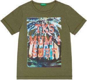 T-SHIRT BENETTON CALIFORNIAN ΧΑΚΙ (90 CM)-(2 ΕΤΩΝ)