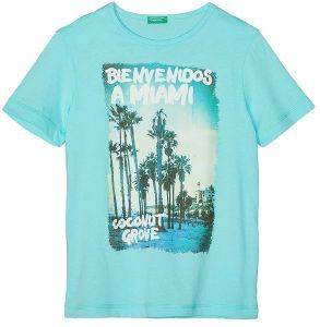 T-SHIRT BENETTON CALIFORNIAN ΣΙΕΛ (90 CM)-(2 ΕΤΩΝ) T-SHIRT BENETTON CALIFORNIAN ΣΙΕΛ (90 CM)-(2 ΕΤΩΝ)