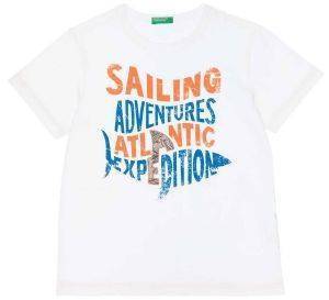 T-SHIRT BENETTON CA ΛΕΥΚΟ (82 CM)-(1-2 ΕΤΩΝ)