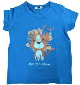 T-SHIRT BENETTON GREEN ROOTS HIM  (62 CM)-(3-6 )