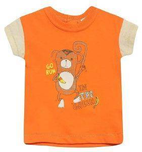 T-SHIRT BENETTON GREEN ROOTS HIM BABY 