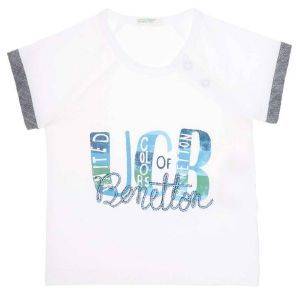 T-SHIRT BENETTON CA BABY BOY ΛΕΥΚΟ (74 CM)-(9-12 ΜΗΝΩΝ) T-SHIRT BENETTON CA BABY BOY ΛΕΥΚΟ (74 CM)-(9-12 ΜΗΝΩΝ)